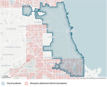 Mosquito Abatement District map
